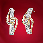 Lover's Knot Diamond Earrings: Romantic Jewelry Gift